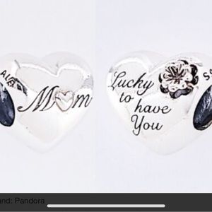 Mom Lucky to Have You pandora charm